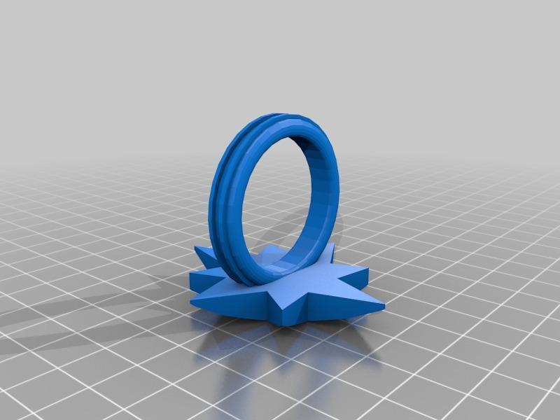 Captain Marvel inspired ring