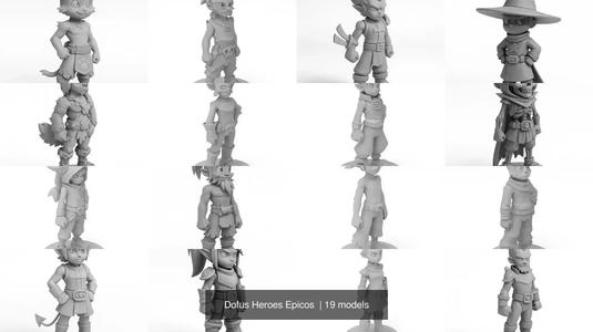 Dofus Heroes Epicos  3D Model Collection