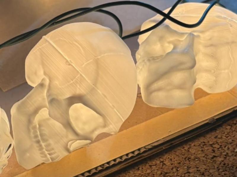 Halloween / Christmas Mini-Light Skull