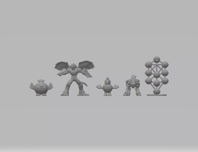 Digimon Frontier Set 59 Toy Replica Model