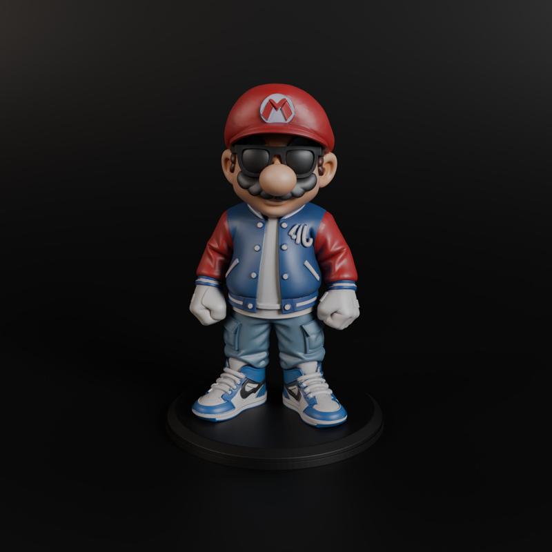 🕹 Urban Mario - STL 3D model for printing