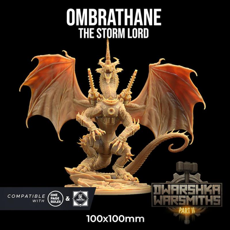 Ombrathane, The Storm Lord | PRESUPPORTED | Dwarshka Warsmiths Pt. 2