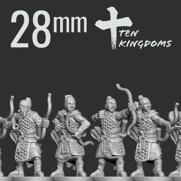 28mm Song Dynasty Light Armoured Bow Foot