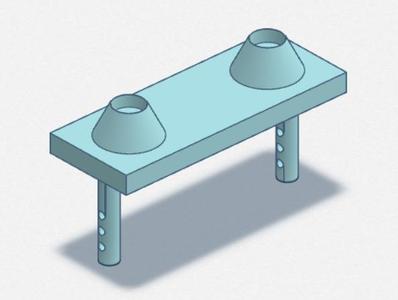 SCX24 front magnet-based body mount