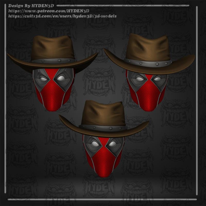deadpool cowboy heads