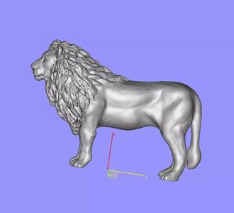 lion  stl file