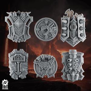 Emberforge shields - Fire lizards [Supported]