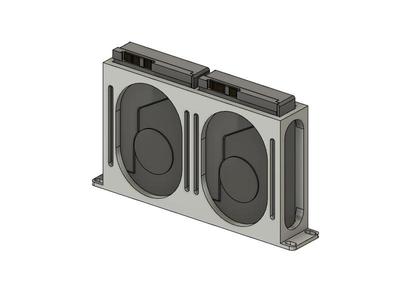 10-inch Rack Mount for 2x 3.5 HDD