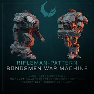 Rilfeman-Pattern Bondsmen Warmachine