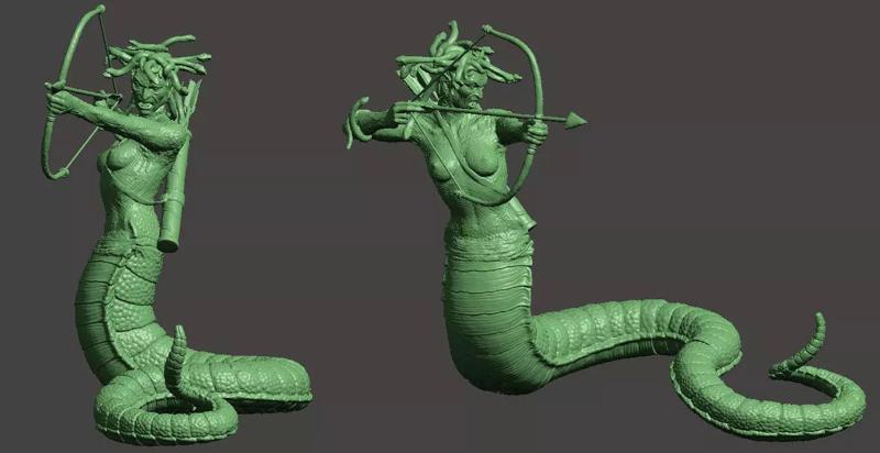 MEDUSA Harryhausen style toy soldier