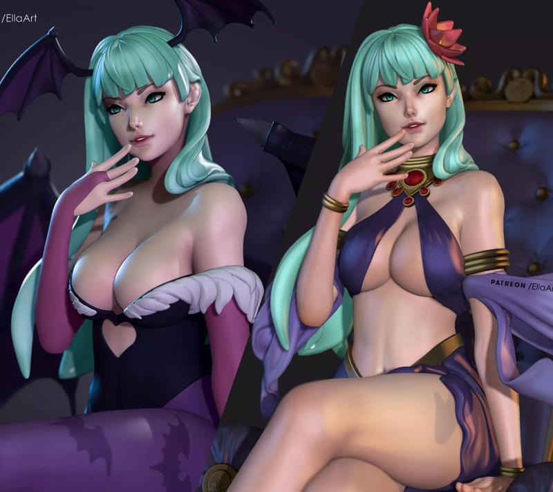 Morrigan Aensland - Version 1 and 2