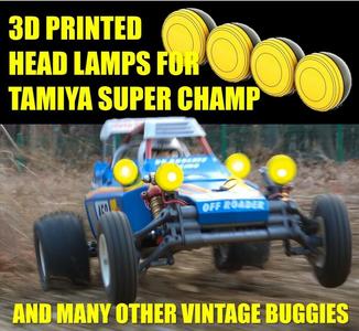 LED Head Lamp for Tamiya Vintage RC Cars
