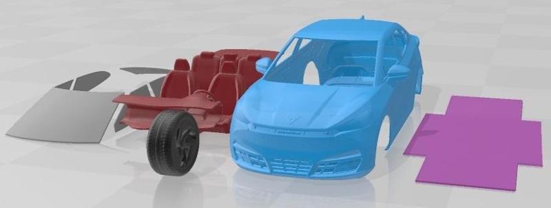 Cupra Tavascan Printable Car