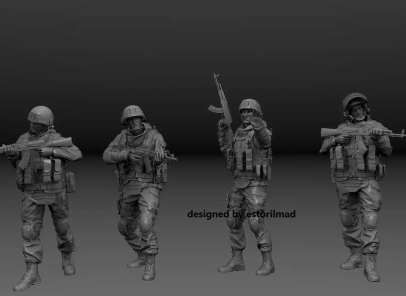 PACK 4 SOLDIERS SPECIAL FORCES WAR IN UKRAINE