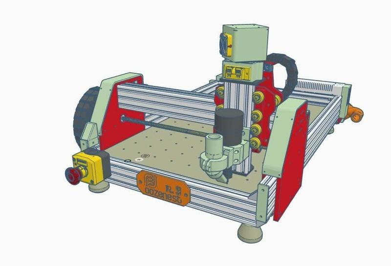 CNC V9 Oozenest beltless 3 motors