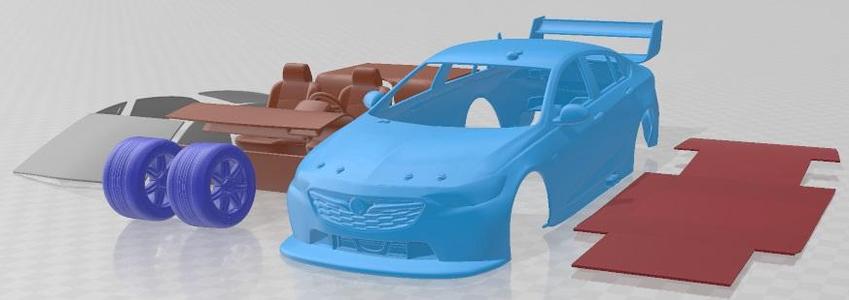 Holden Commodore ZB Supercars V8 2017 Printable Car