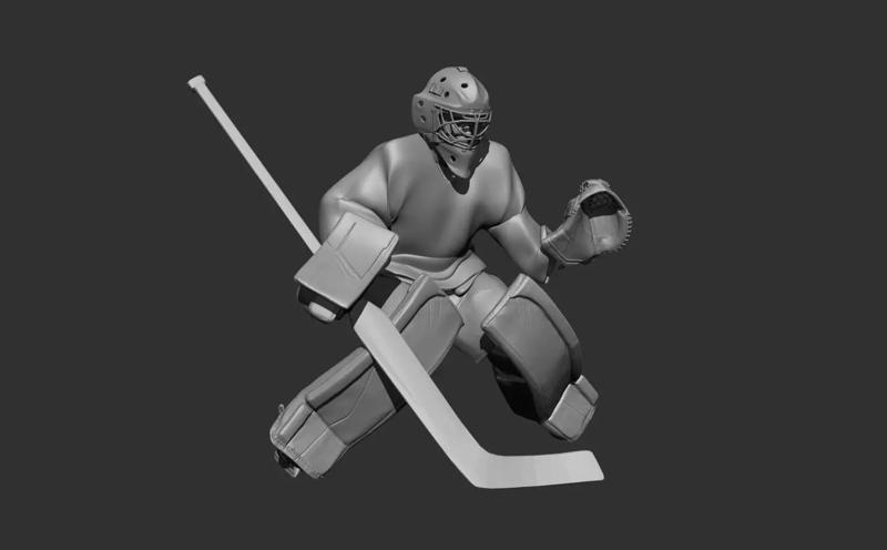 M5 pro hockey goalie default pose