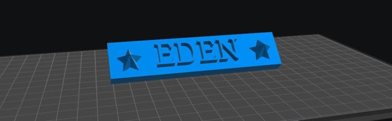 Eden Nameplate