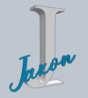 Name Jaxon / Letter / Letter J