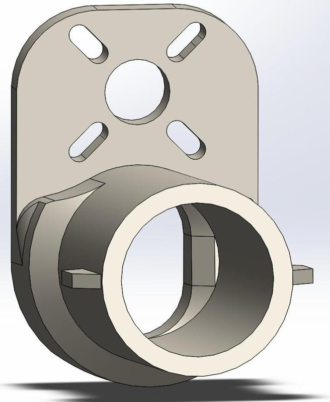 Bixler 2/Bixler 3 Offset Motor Mount - REMIX