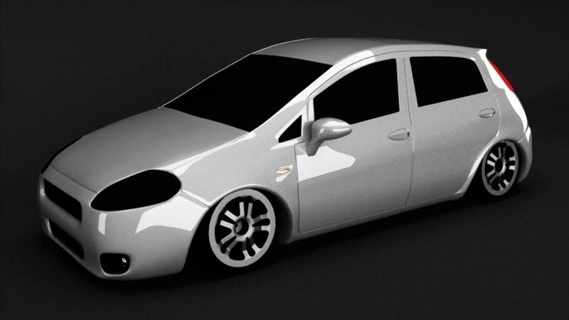 fiat punto air stl