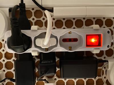 Power Strip Mounting Clip for Underware Grid