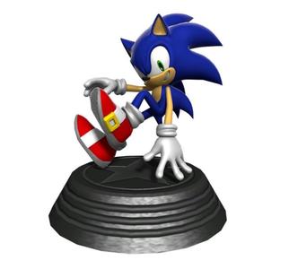 Sonic statue