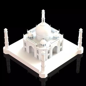 Taj Mahal 3D Model - High-Quality Indian Monument