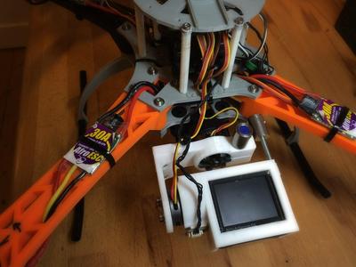 Crossfire Shortend Vibration Dampening Battery Tray for Gimbal