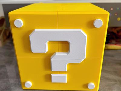 Super Mario Question Block Nightstand