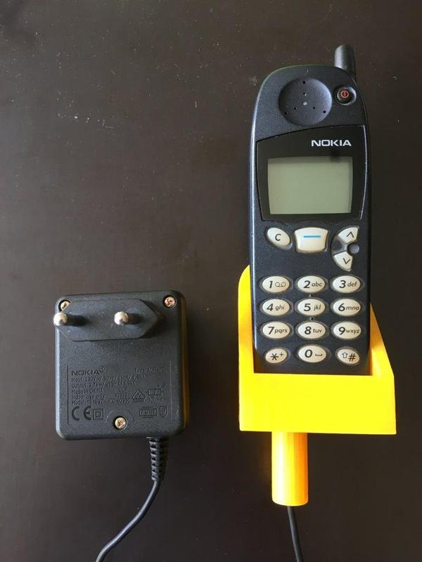 Nokia 5110 wallmount with charger attachment