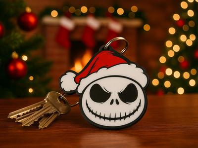 Jack Skellington christmas keychain