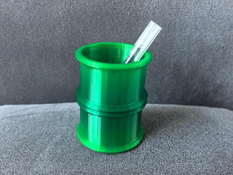 Minimalist bamboo pen holder, simple pen holder, desktop storage tool, Print in Place no supports