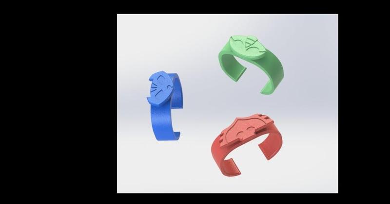 PJMask Magnetic Wristband (bracelet pyjamasques)