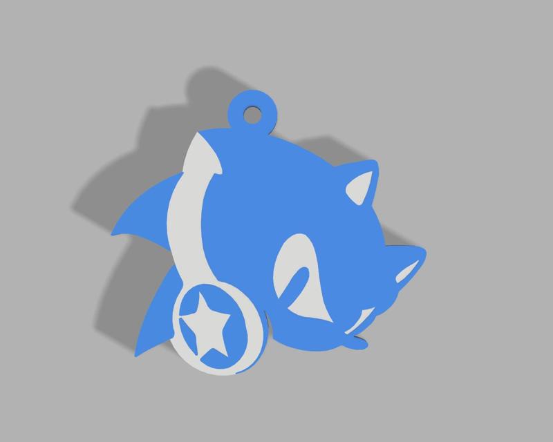 Sonic Keychain V1 Figure 10 || Sonic Keychain V1 Figure 10