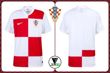 KEYCHAIN AND PICTURE OF CROATIA JERSEY YEAR 2024