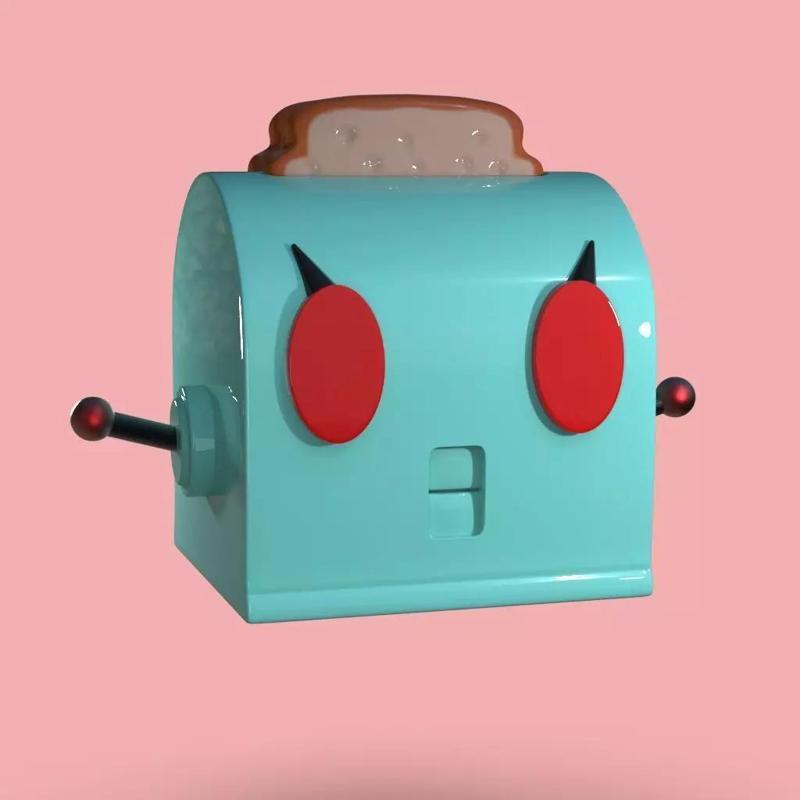Rosie Toaster For 3D Printing The Jetsons Fan Art