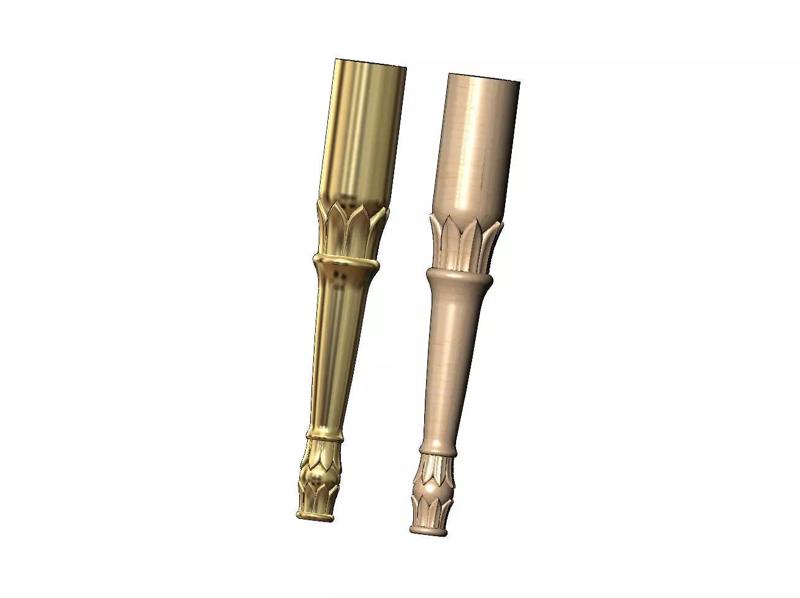 Round lotus flower bead leg relief