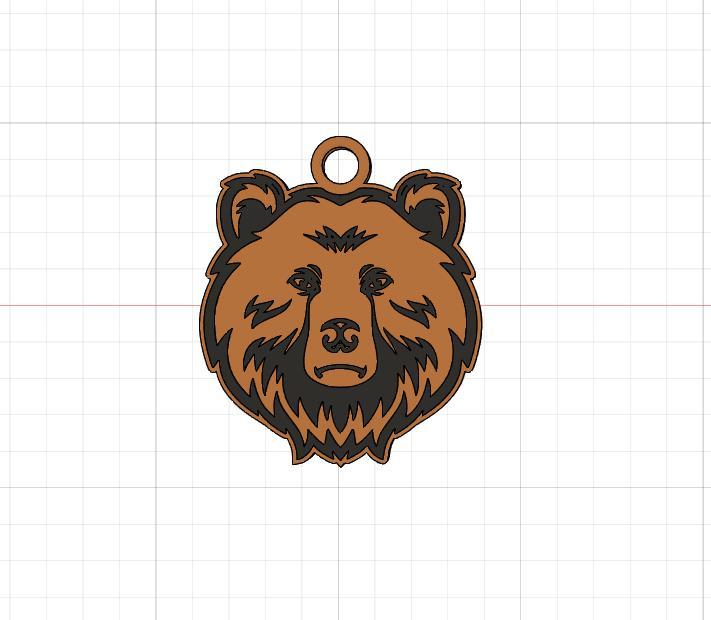 Bear Key Ring