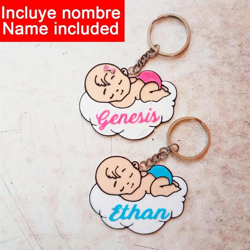PERSONALIZED BABY KEYCHAIN / CUSTOMIZED BABY KEYCHAIN