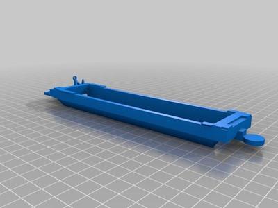 Train Stack car / Well car 40ft articulated HO