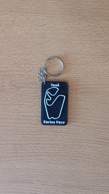 JOSE CARLOS PACE Circuit Key Chain