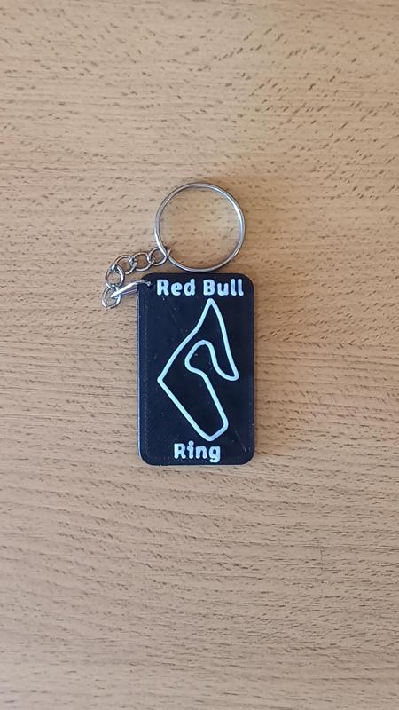 RED BULL RING Circuit Key Chain