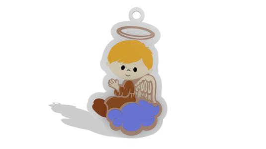Angelito Baptism Keychain