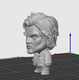 Cartoon Joel – The Last of Us | 3D Printable Chibi Figurine (Pixar-Inspired)
