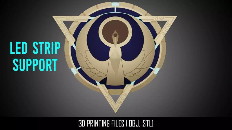 Genshin Impact - Candace shield - led strips support