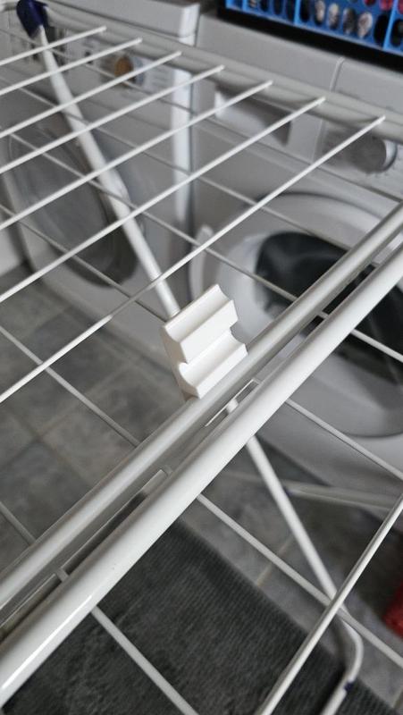 Clip for laundry rack