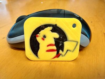Pikachu 3 colors keyring