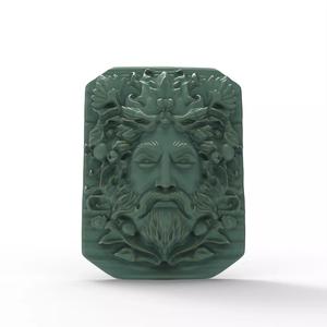 Mystical Green Man Pagan Garden Panel Sculpture
