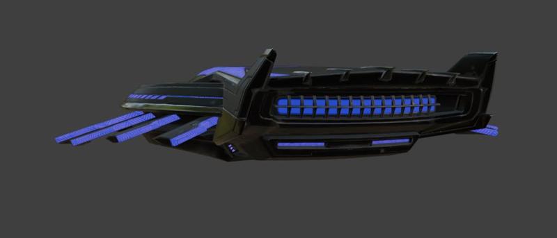 Wakanda Skyrider 3D Model - Fortnite x Black Panther STL